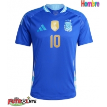 Camiseta Argentina Lionel Messi #10 Visitante Equipación Copa America 2024 manga corta